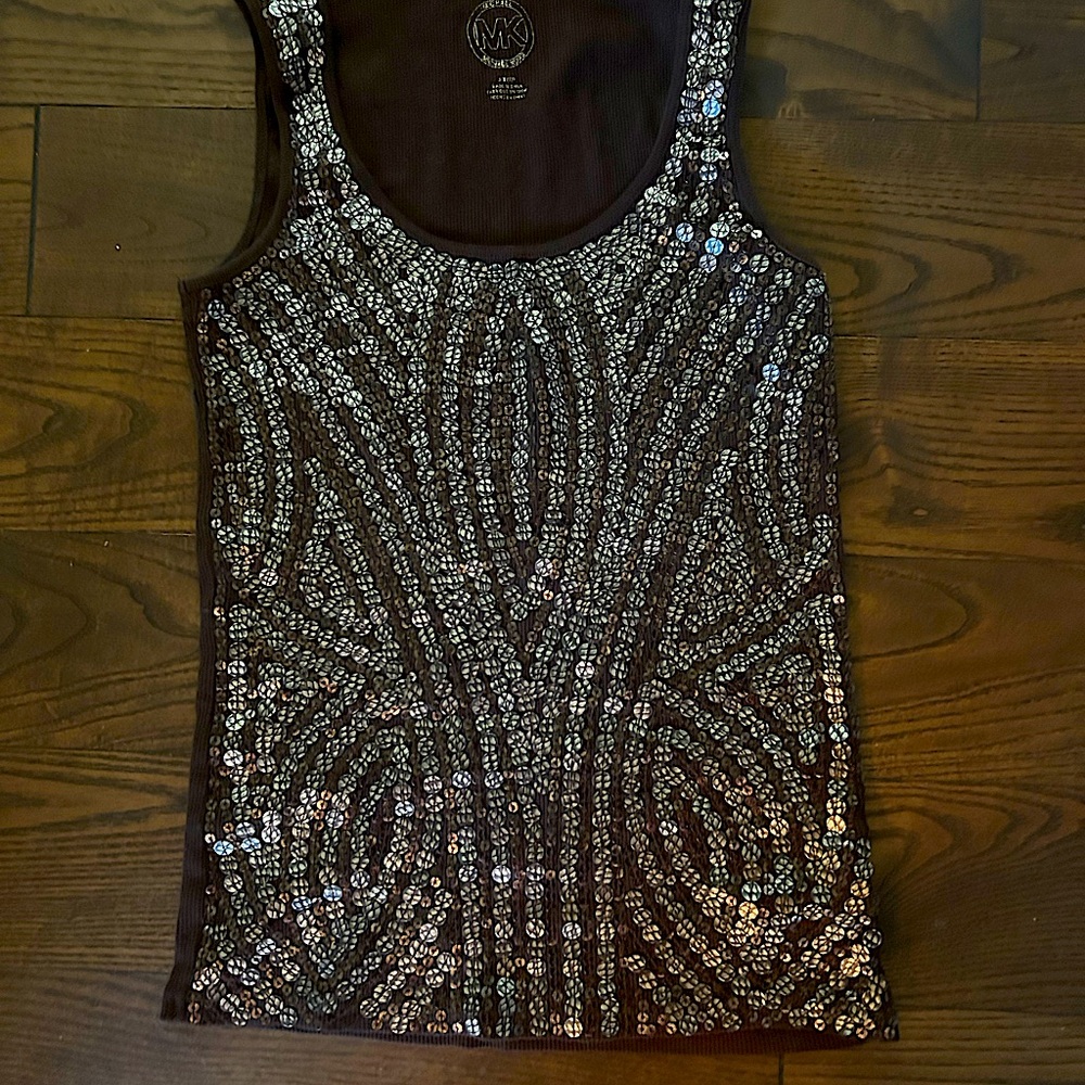 Michael Kors sequined tank top